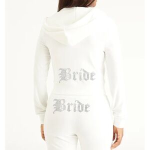 White Bride Hoodie and Pants Set